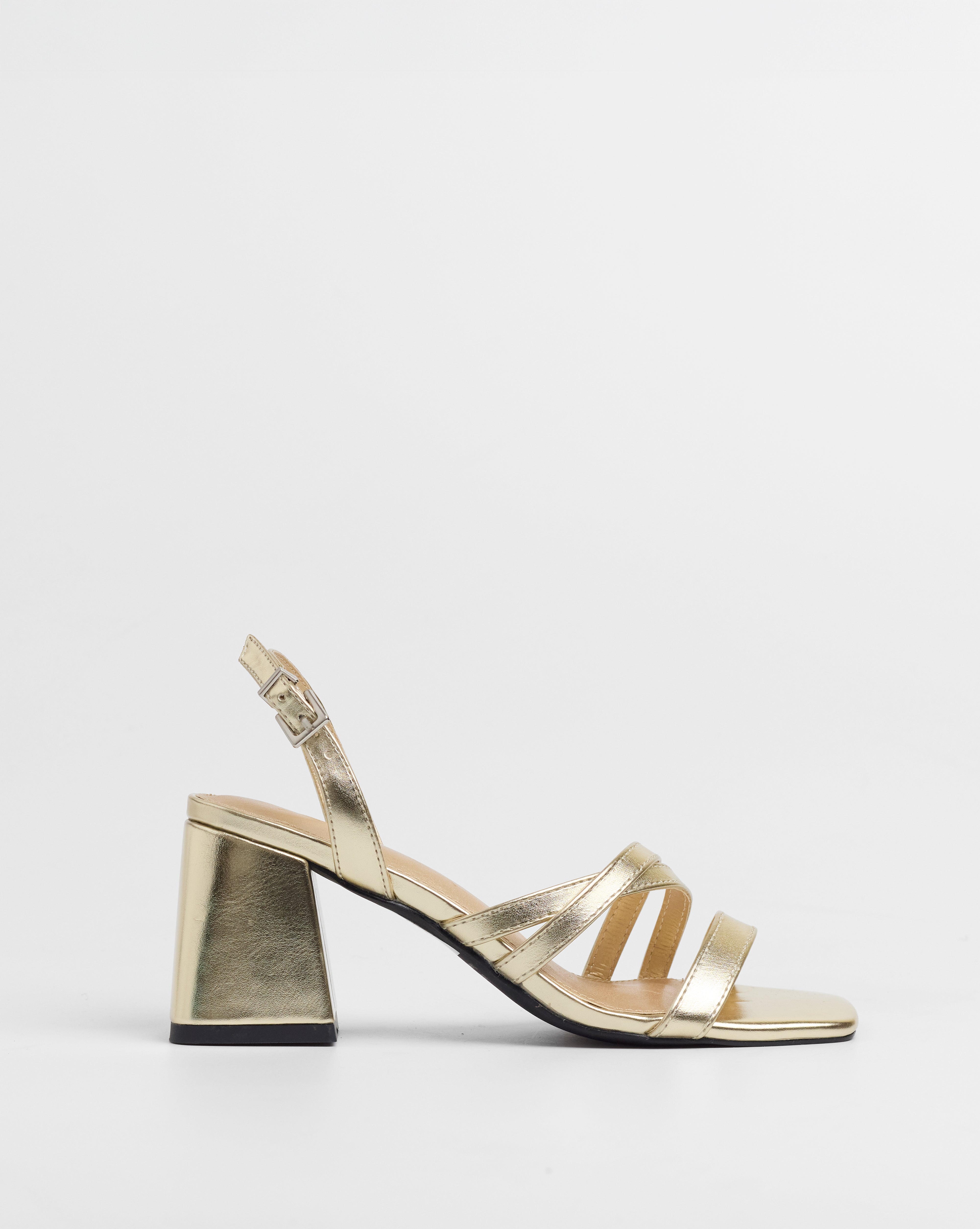 MIM Sandalia de tacón CLOE DORADO