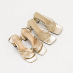 MIM Sandalia de tacón CLOE DORADO