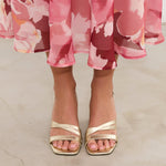 MIM Sandalia de tacón CLOE DORADO