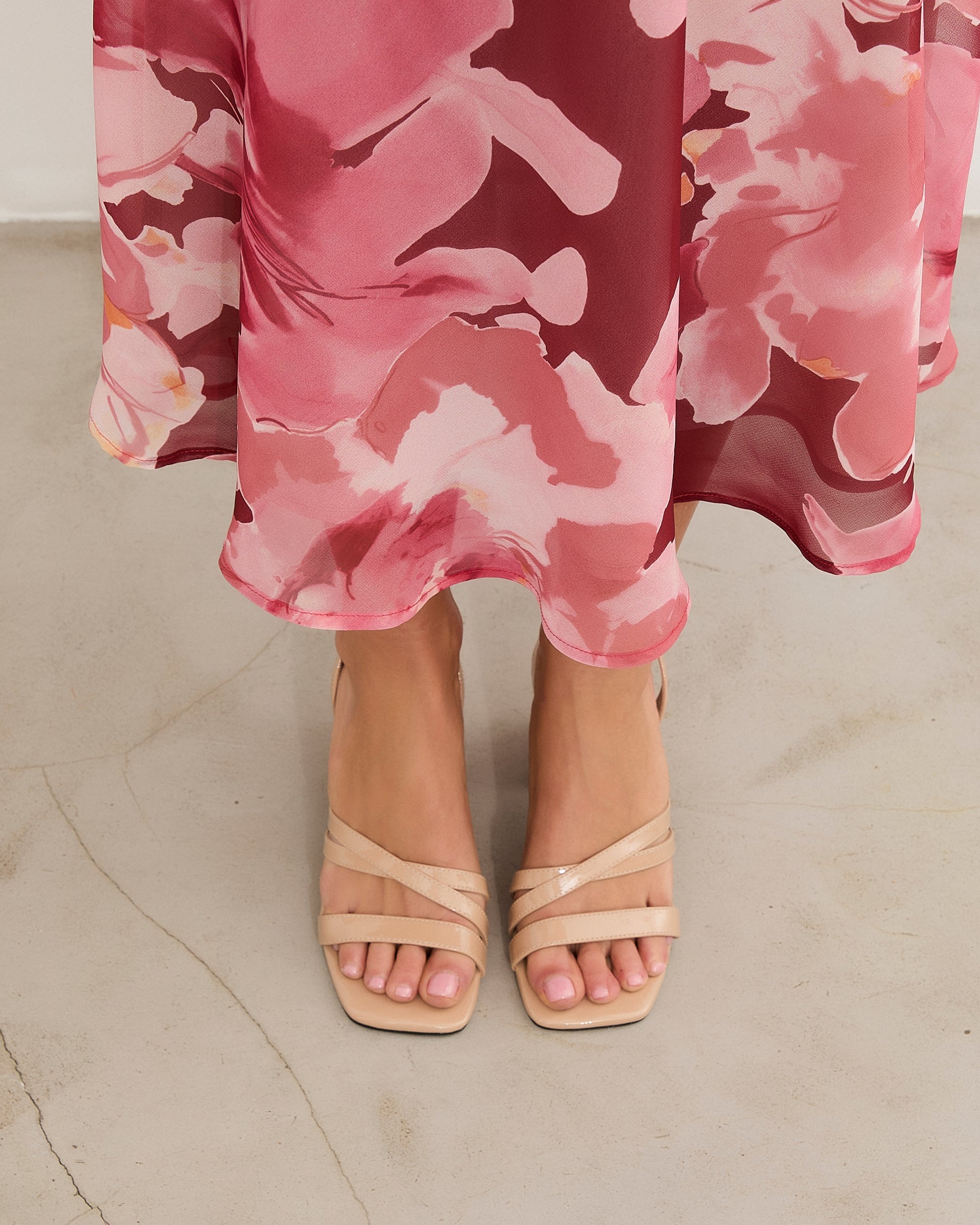 MIM Sandalia de tacón Cloe Nude