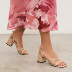 MIM Sandalia de tacón Cloe Nude