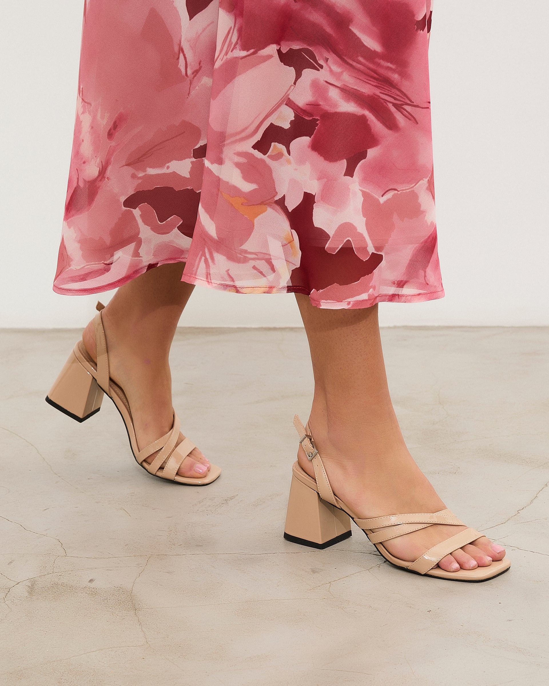 MIM Sandalia de tacón Cloe Nude