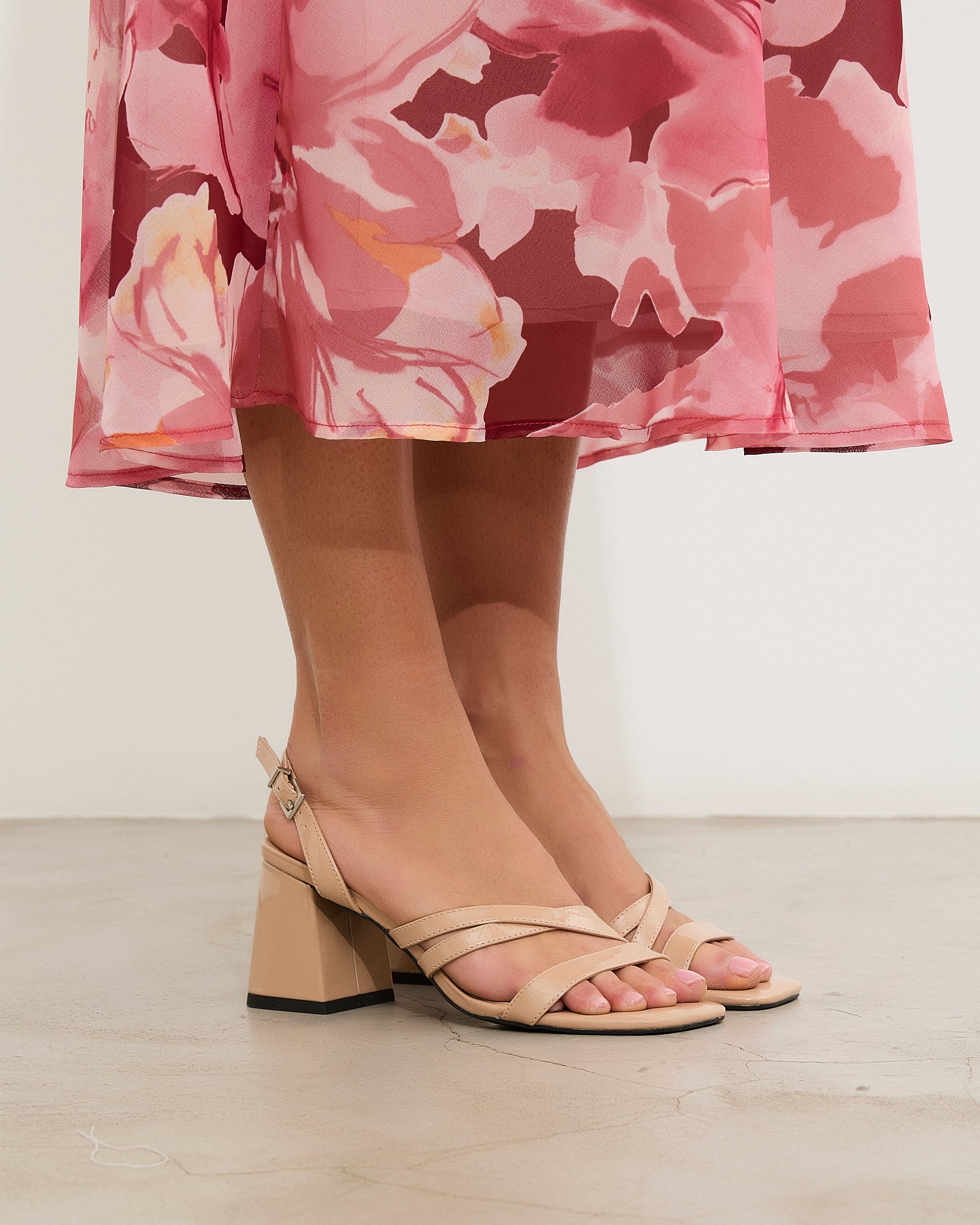 MIM Sandalia de tacón Cloe Nude