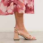 MIM Sandalia de tacón Cloe Nude