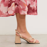 MIM Sandalia de tacón Cloe Nude