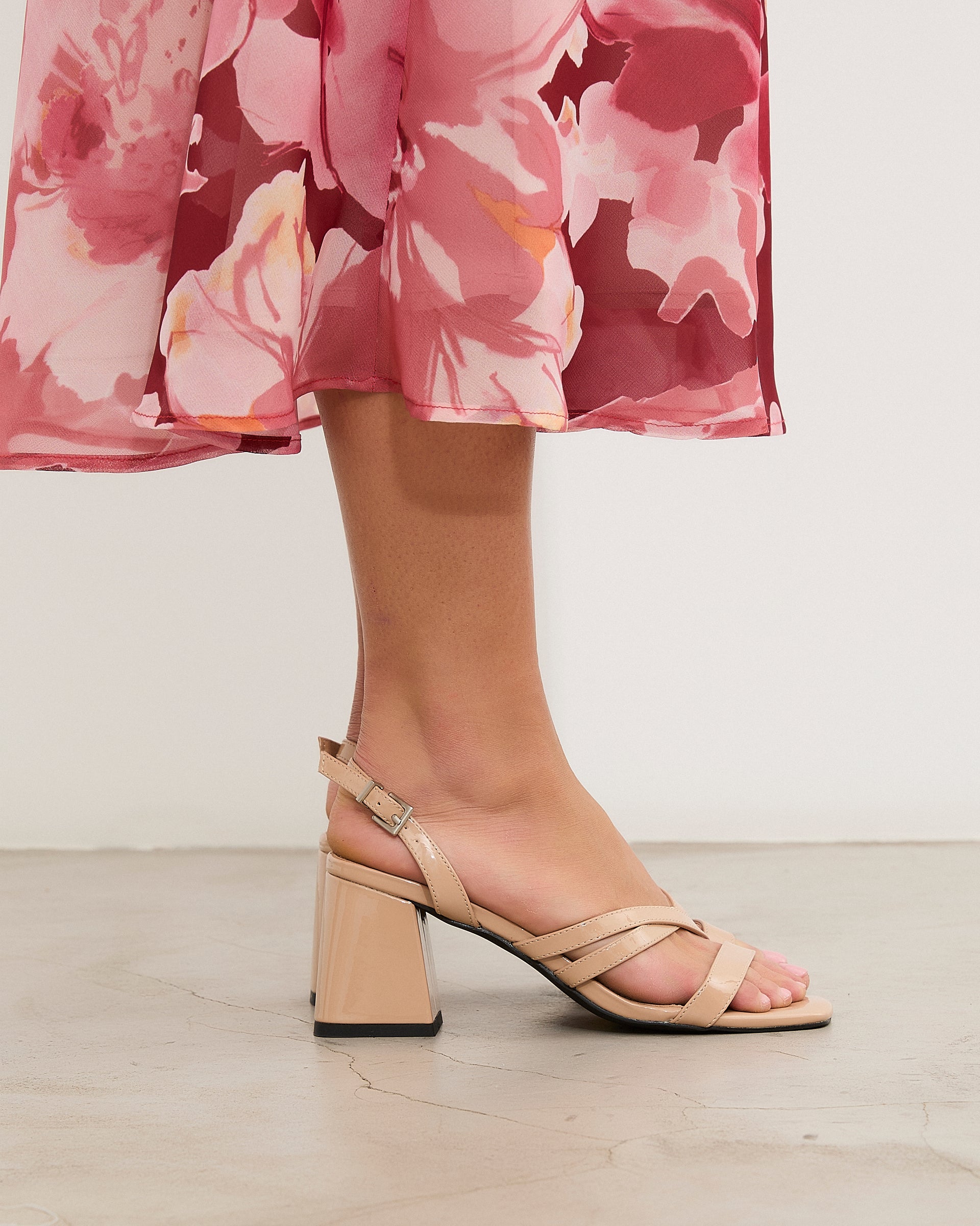 MIM Sandalia de tacón Cloe Nude