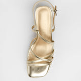 MIM Sandalia de tacón CORA DORADO