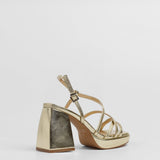 MIM Sandalia de tacón CORA DORADO