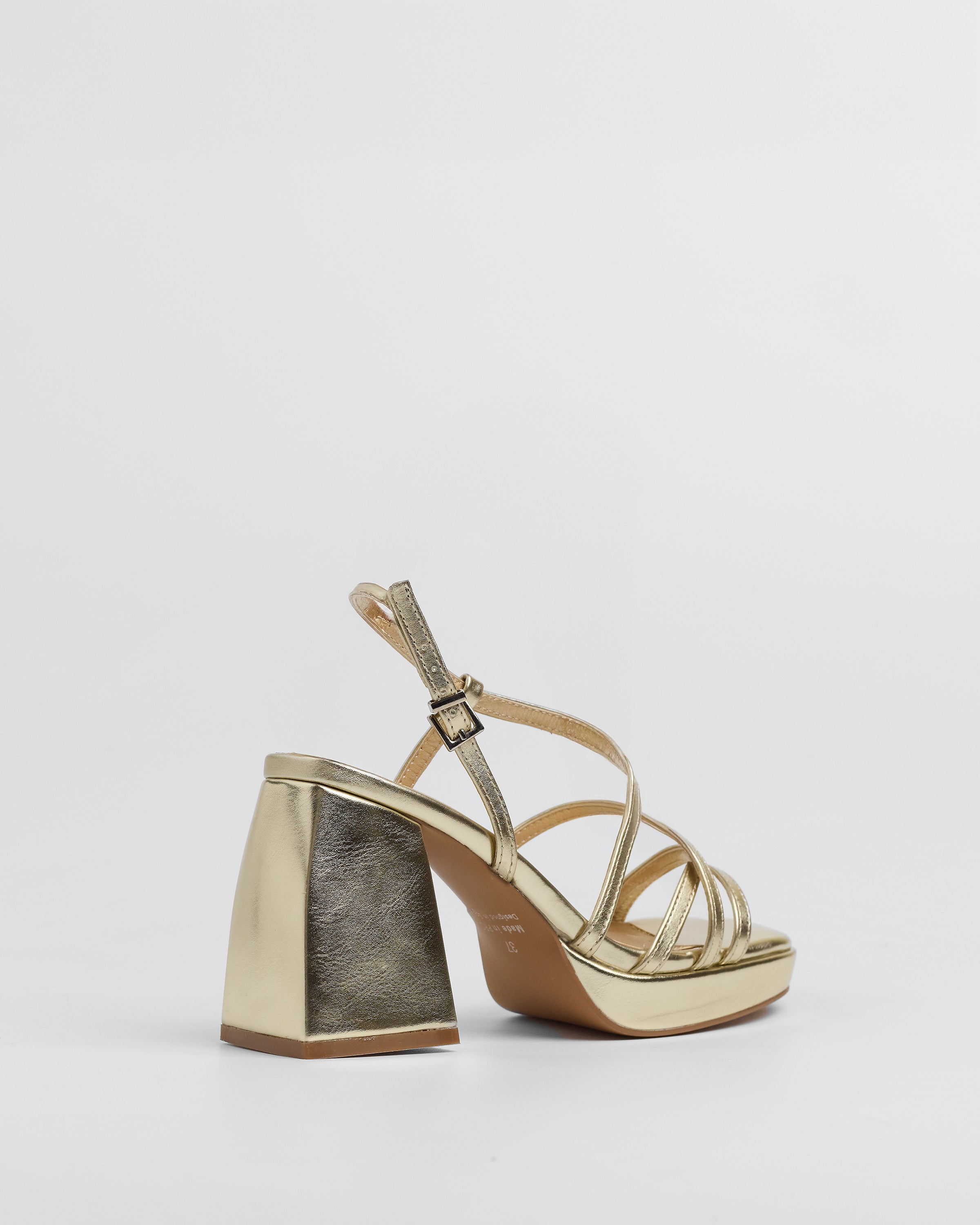 MIM Sandalia de tacón CORA DORADO