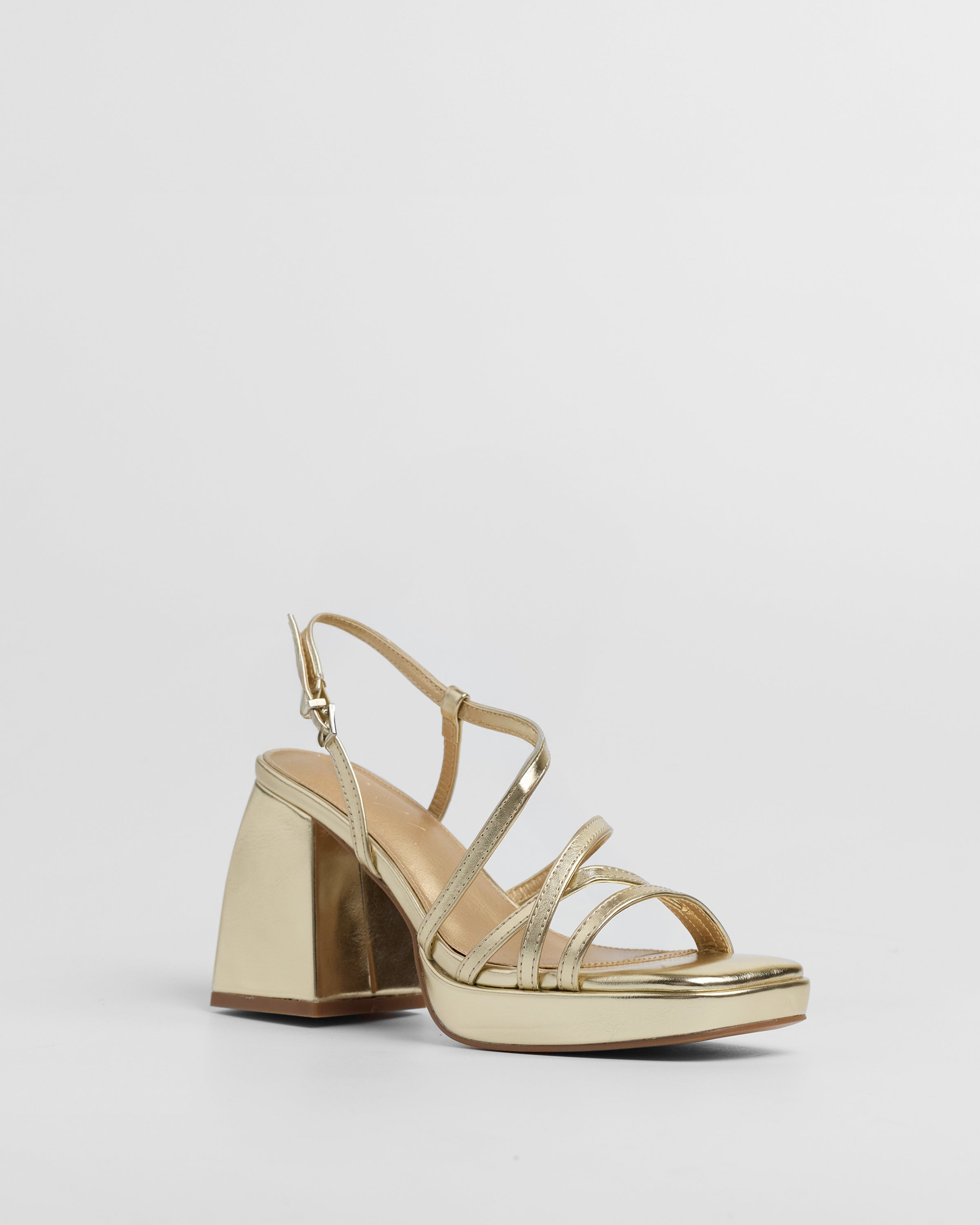 MIM Sandalia de tacón CORA DORADO