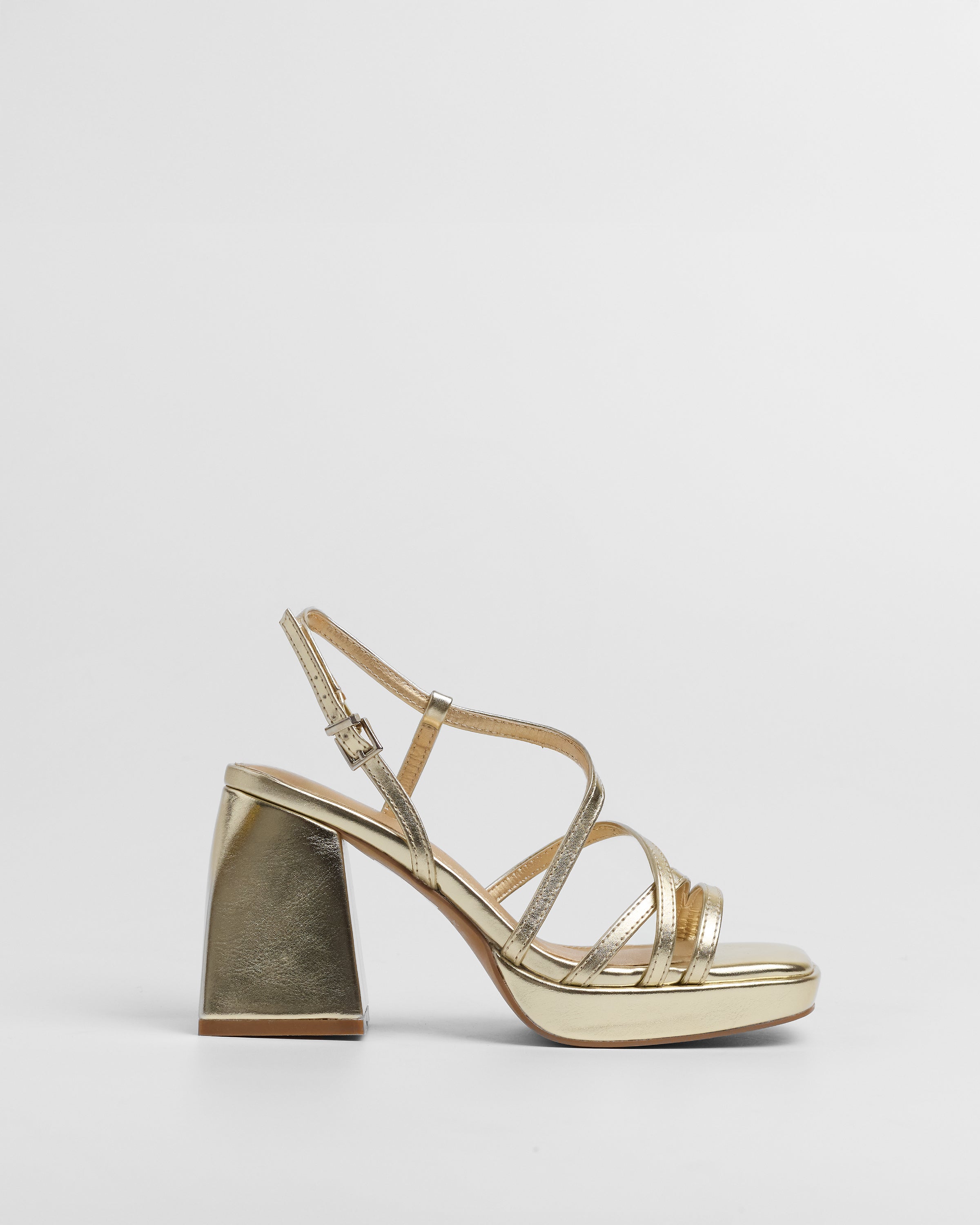 MIM Sandalia de tacón CORA DORADO