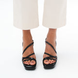 MIM Sandalia de tacón CORA NEGRO