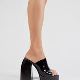 MIM Sandalia de tacón EDA NEGRO