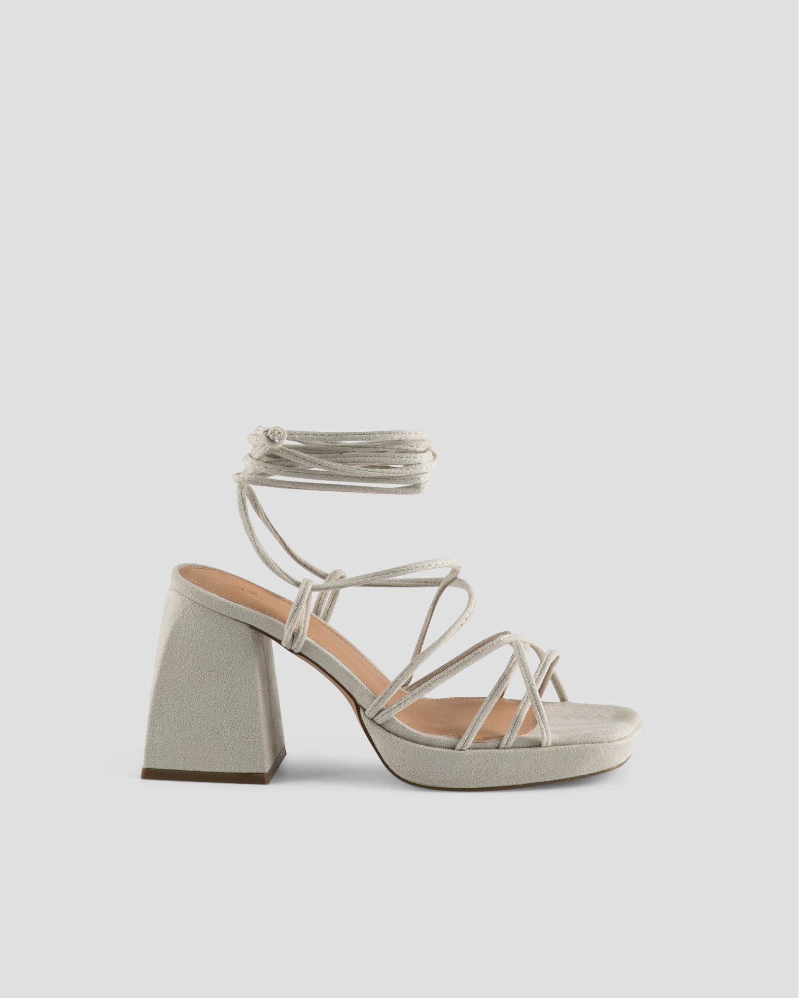 MIM Sandalia de tacón ELIE ECRU