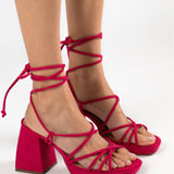MIM Sandalia de tacón ELIE FUCSIA