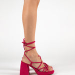 MIM Sandalia de tacón ELIE FUCSIA