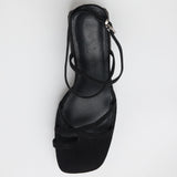 MIM Sandalia de tacón ENOA NEGRO