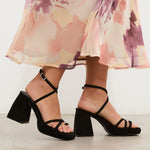 MIM Sandalia de tacón ENOA NEGRO