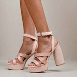 MIM Sandalia de tacón GINA CORAL