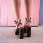 MIM Sandalia de tacón Giorgia Lila