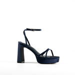 MIM Sandalia de tacón GRETA AZUL MARINO