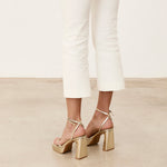 MIM Sandalia de tacón GRETA DORADO