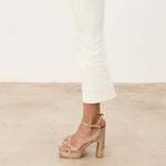 MIM Sandalia de tacón GRETA DORADO GLITTER