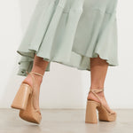 MIM Sandalia de tacón Greta Nude