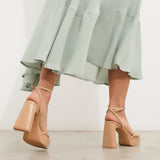 MIM Sandalia de tacón Greta Nude