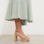 MIM Sandalia de tacón Greta Nude