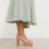 MIM Sandalia de tacón Greta Nude