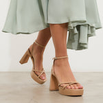 MIM Sandalia de tacón Greta Nude