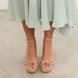 MIM Sandalia de tacón Greta Nude