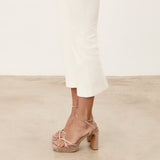 MIM Sandalia de tacón GRETA TOPO