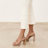 MIM Sandalia de tacón GRETA TOPO