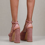 MIM Sandalia de tacón KOS CORAL