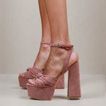 MIM Sandalia de tacón KOS CORAL