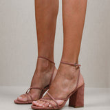 MIM Sandalia de tacón LAURETA CORAL