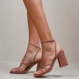 MIM Sandalia de tacón LAURETA CORAL