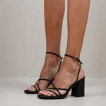 MIM Sandalia de tacón LAURETA NEGRO