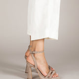 MIM Sandalia de tacón LEA TOPO