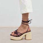 MIM Sandalia de tacón LENA MORADO