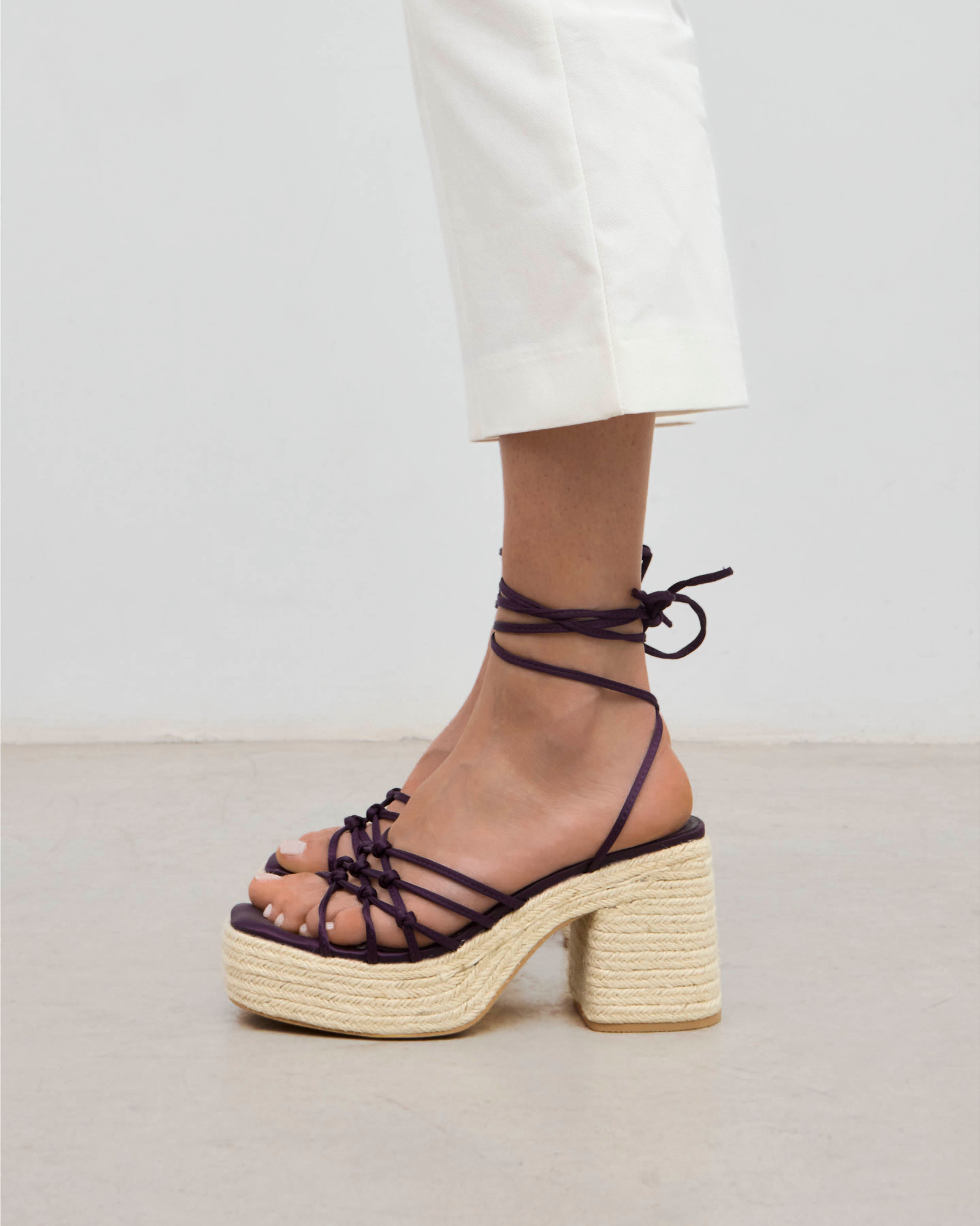 MIM Sandalia de tacón LENA MORADO