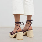 MIM Sandalia de tacón LENA MORADO