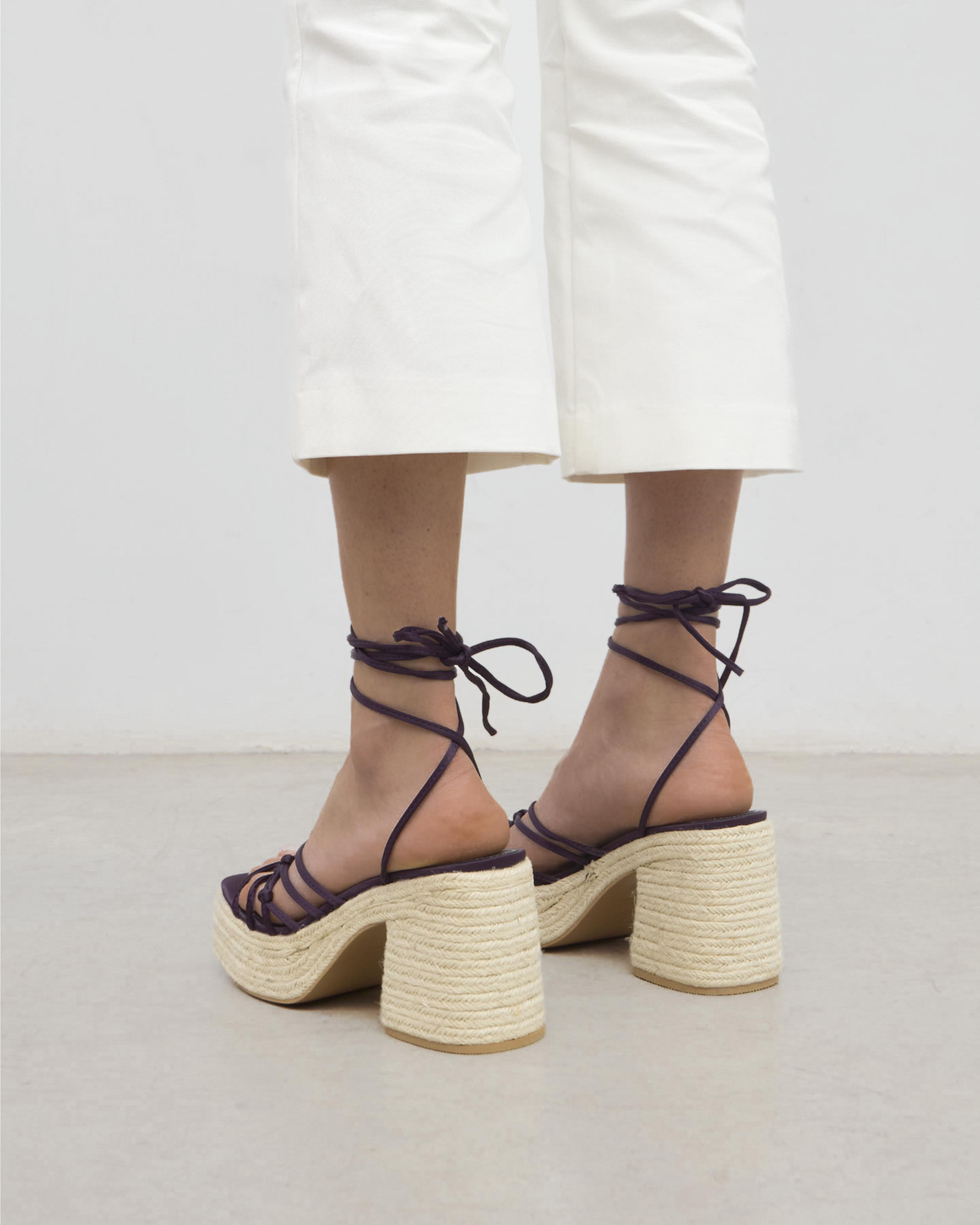 MIM Sandalia de tacón LENA MORADO