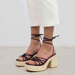 MIM Sandalia de tacón LENA MORADO