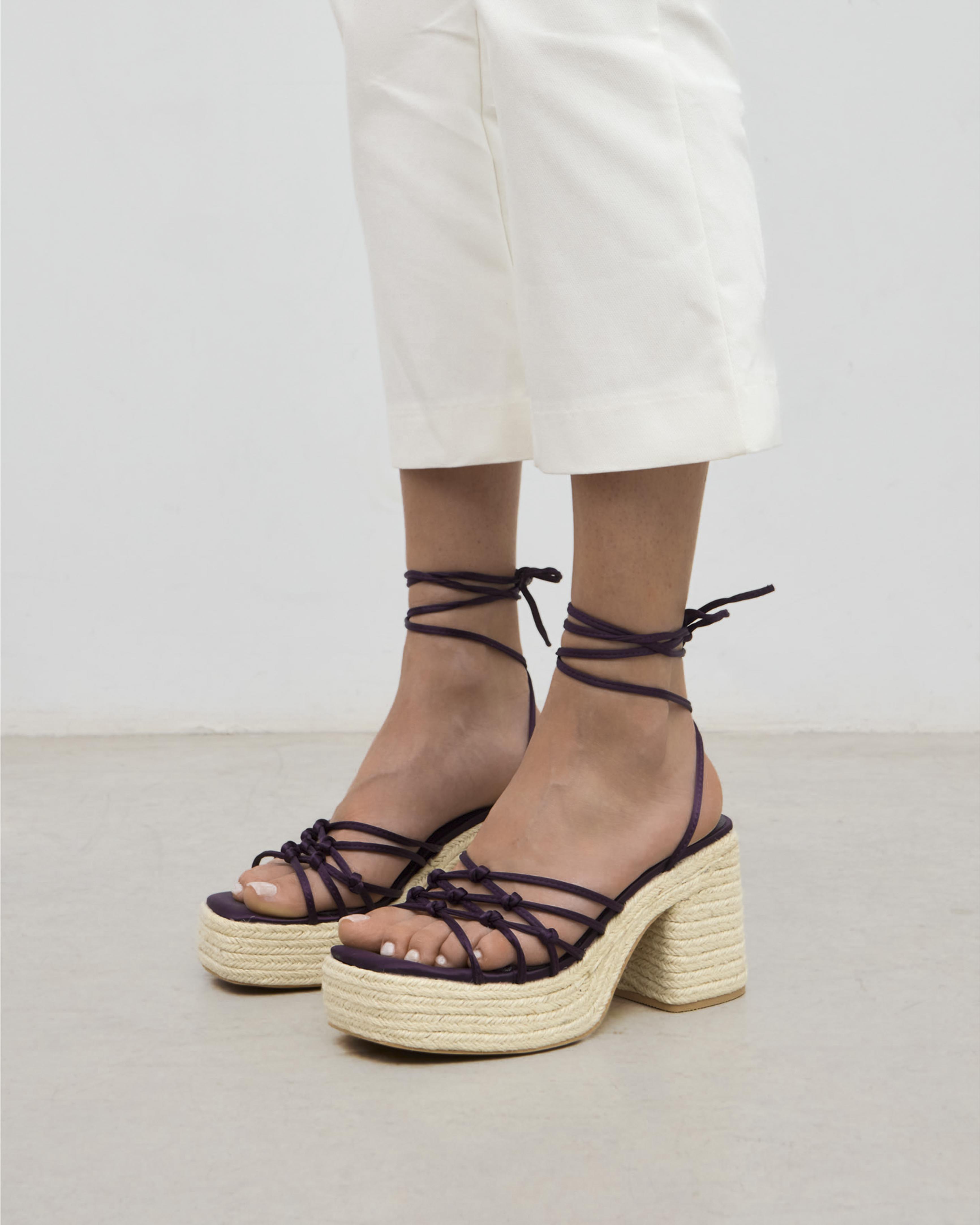 MIM Sandalia de tacón LENA MORADO