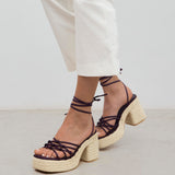 MIM Sandalia de tacón LENA MORADO