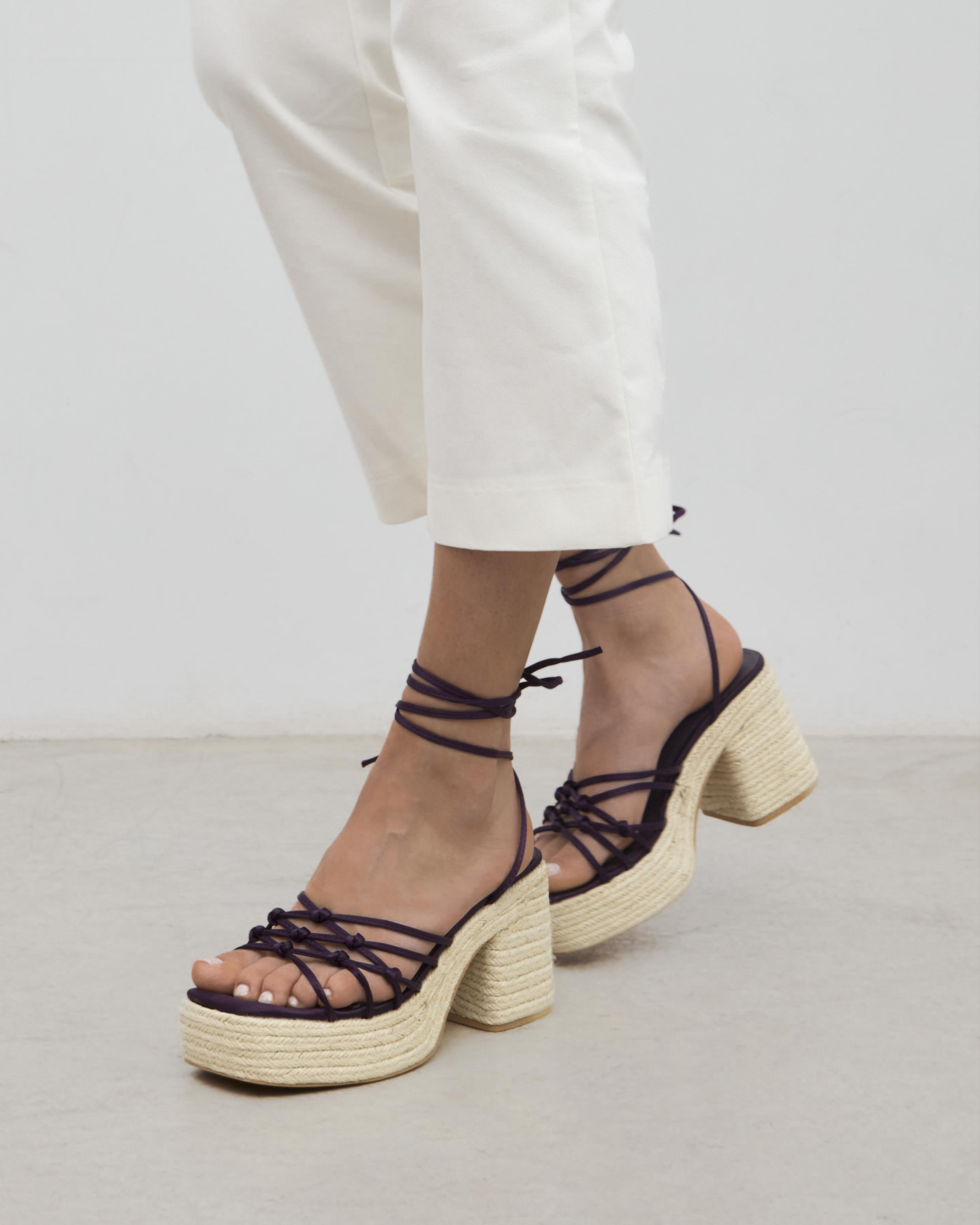 MIM Sandalia de tacón LENA MORADO