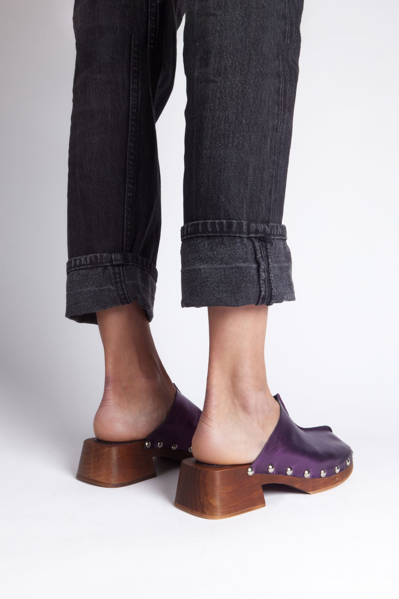 MIM Sandalia de tacón LEVI MORADO